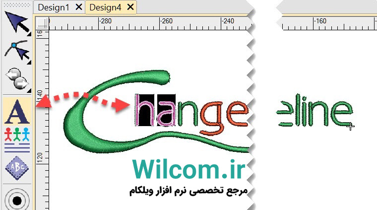 معرفی ابزار Reshape Tool در نرم ‌افزار Wilcom