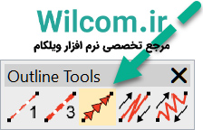 راهنمای استفاده از ابزار Motif Run در Outline Toolset Wilcom