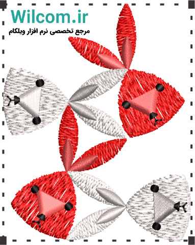 آموزش گام به گام استفاده از ابزار Mirror Merge در نرم افزار Wilcom