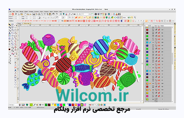 کشش نخ گلدوزی تنظیم کشش نخ گلدوزی